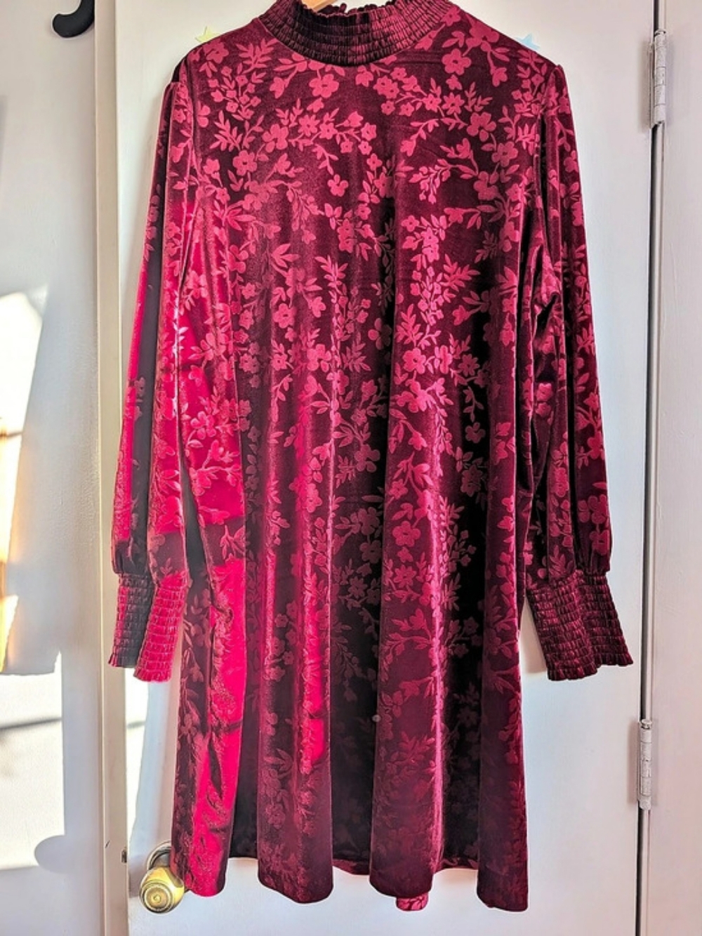 Matilda Jane Melanie Dress Floral Mini Dress Pink & Red